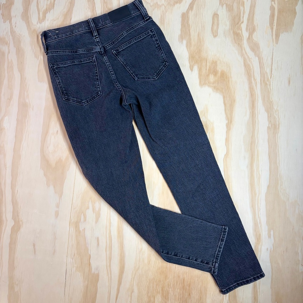Madewell The Perfect Vintage Jean Black Wash High Rise Size 23 - Picture 4 of 12